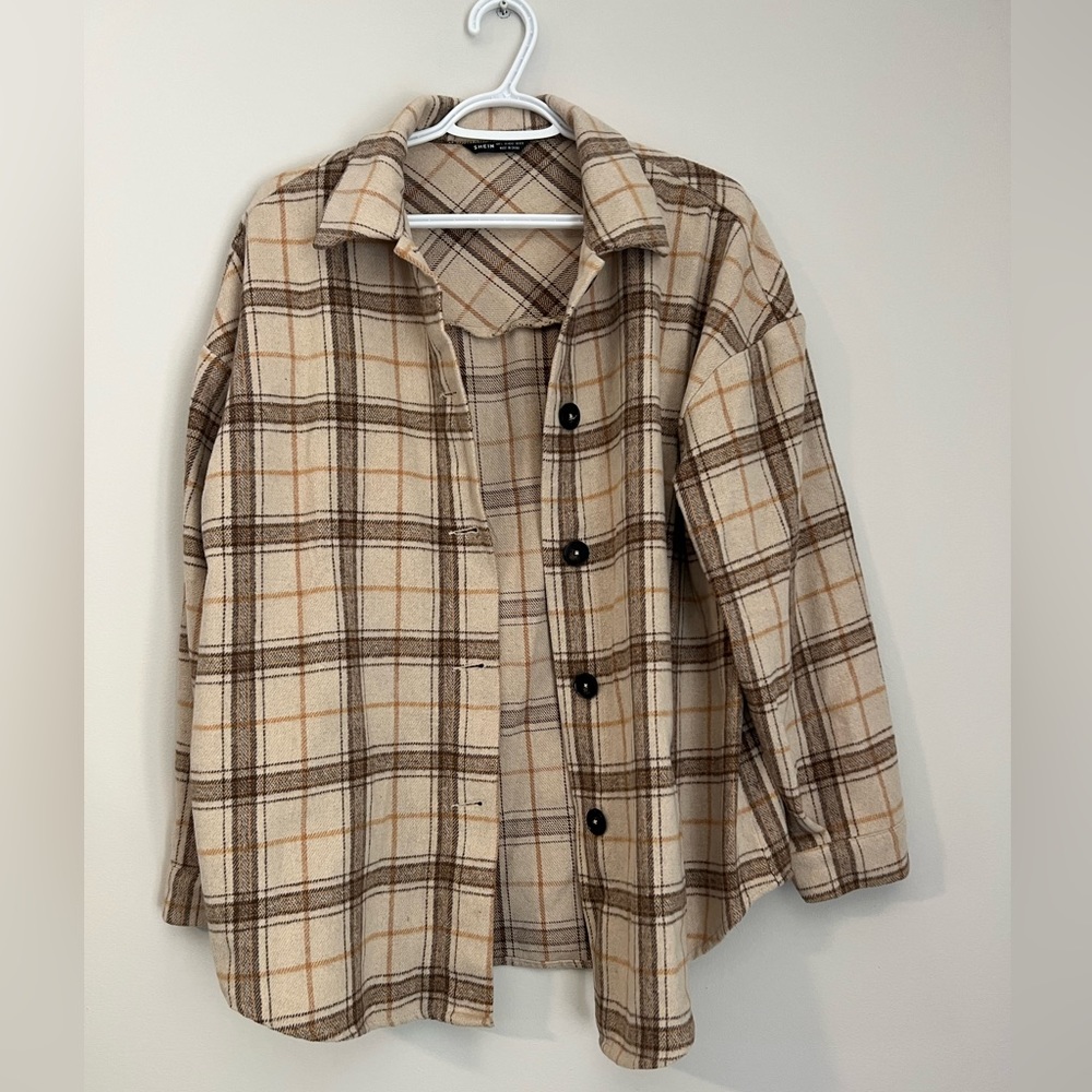 Oversized plaid